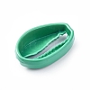 Baking Paint Alloy Beads X-PALLOY-CJC0001-18G-2
