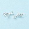 925 Sterling Silver Ice Pick Pinch Bails STER-Z001-018S-4