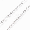 Non-Tarnish 304 Stainless Steel Textured Cable Chains CHS-D004-02P-2