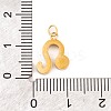 316 Stainless Steel Micro Pave Cubic Zirconia Pendants LS-STAS-K284-01G-G-3