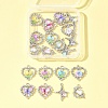 20Pcs 8 Styles Platinum Alloy Glass Pendants FIND-FS0003-78-7