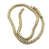 Electroplated Synthetic Non-magnetic Hematite Beads Strands G-H327-G01-02C-2