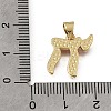 Brass Enanel Pendants KK-C262-04G-01-3