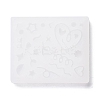 Line & Flat Round & Heart & Star & Flower & Moon Filling Silicone Molds LS-DIY-M029-08-4