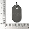 PVD Vacuum Plating 304 Stainless Steel Pendants STAS-G346-18EB-3