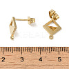 Ion Plating(IP) 304 Stainless Steel Stud Earring Findings STAS-I206-85G-3