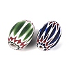 Handmade Millefiori Glass Barrel Beads LA-N002-34-2
