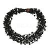 Bohemian Style Glass Bead Multi-layer Necklaces for Daily Wear and Gifting BA8447-3-3