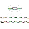 Ion Plating(IP) 304 Stainless Steel Paperclip Chain CHS-H031-06MC-2
