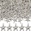150PCS Tibetan Style Alloy Starfish/Sea Stars Charms TIBEP-SC0002-85-1