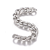 201 Stainless Steel Cuban Link Chains CHS-G017-14P-2