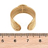 304 Stainless Steel Cuff Ring Components SA-CBA82C8-03A-G-3