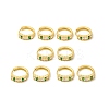 Cubic Zirconia Horse Eye Hoop Earrings EJEW-E270-31G-3