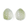 Transparent Spray Painted Glass Beads GLAA-N035-022-C07-3