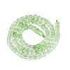 Crackle Transparent Glass Beads Strands GLAA-N062-4mm-06-3