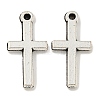 Tibetan Style Alloy Latin Cross Pendants TIBEP-Q040-068AS-NR-1