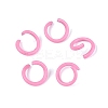 Spray Painted Iron Open Jump Rings IFIN-T017-04C-11-1