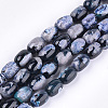 Natural Fire Crackle Agate Beads Strands X-G-T121-03A-1