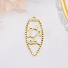 Brass Pendants KK-H002-33A-G-1