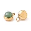 Natural Green Aventurine Charms G-K325-01G-07-3