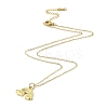 Ion Plating(IP) 304 Stainless Steel Pendant Necklaces for Women NJEW-B080-03G-2