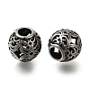304 Stainless Steel European Beads STAS-D191-05O-AS-1