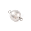 Non-Tarnish 304 Stainless Steel Magnetic Clasps X-STAS-K006-14mm-04C-2
