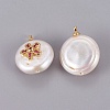 Natural Cultured Freshwater Pearl Pendants PEAR-F008-47G-2