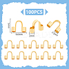 100Pcs 304 Surgical Stainless Steel Wire Guardian and Protectors STAS-UN0061-98-3