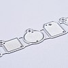 Carbon Steel Cutting Dies Stencils DIY-K026-07-5