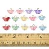 70Pcs 14 Colors Glass Pendants PALLOY-FS00052-5