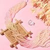 10 Strands Transparent Gradient Color Glass Beads Strands GLAA-CJ0002-09C-5