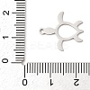201 Stainless Steel Pendants STAS-Q341-11P-3