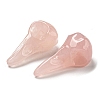 Natural Rose Quartz Pendants G-M417-06G-2