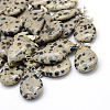 Teardrop Natural Dalmatian Jasper Pendants G-Q368-23-1