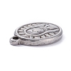 Non-Tarnish 304 Stainless Steel Pendants STAS-P288-11P-3