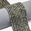 Natural Dragon Blood Jasper Beads Strands G-P575-B21-4x2mm-1
