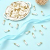 50Pcs High Luster ABS Plastic Imitation Pearl Pendants FIND-YW0009-07-4