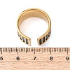 304 Stainless Steel Cuff Open Rings LS-RJEW-H266-03C-G-5