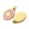 304 Stainless Steel Enamel Pendants STAS-U061-23G-01-2