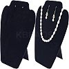 Flocked Cloth with Paperboard Jewelry Display Stands LS-NDIS-FG0001-02-1
