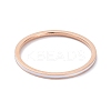 1mm Simple Enamel Finger Ring for Girl Women RJEW-C012-04E-RG-01-2