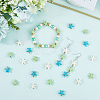 150Pcs 3 Styles Dyed Synthetic Turquoise Beads G-SC0003-51-6
