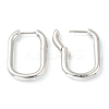 Brass Huggie Hoop Earrings EJEW-L234-027A-P-3