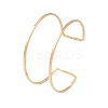 Ion Plating(IP) 304 Stainless Steel Hollow Open Cuff Bangles for Women LS-BJEW-S155-04G-7