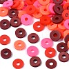 Handmade Polymer Clay Beads Strands CLAY-R089-6mm-T02B-20-2