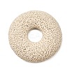 Natural Lava Rock Disc Big Pendants G-M203-07-01-1