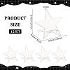 12 Sets Star Transparent Acrylic Commemorative Coin Display Easel Stands ODIS-FG0001-72-2