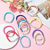 12 Months Polymer Clay & Acrylic Beaded Stretch Bracelet Sets for Women BJEW-SW00144-4