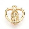 Brass Pendants KK-T075-16G-1